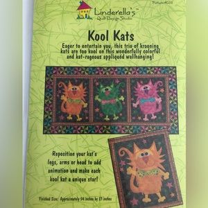 4/$15 Quilt Pattern Kool Kats